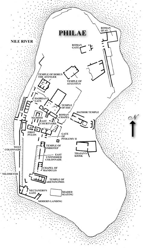 philaz|philae temple map.